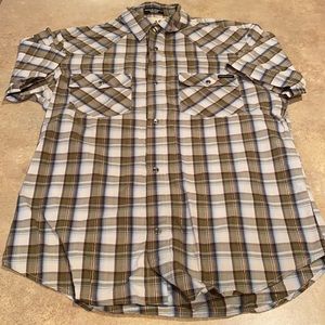 Men’s snap up Volcom shirt size small